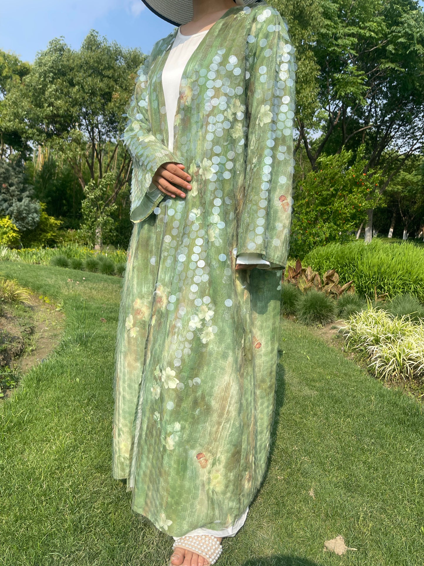 Der Zauberer von Oz Offene Abaya MSL886