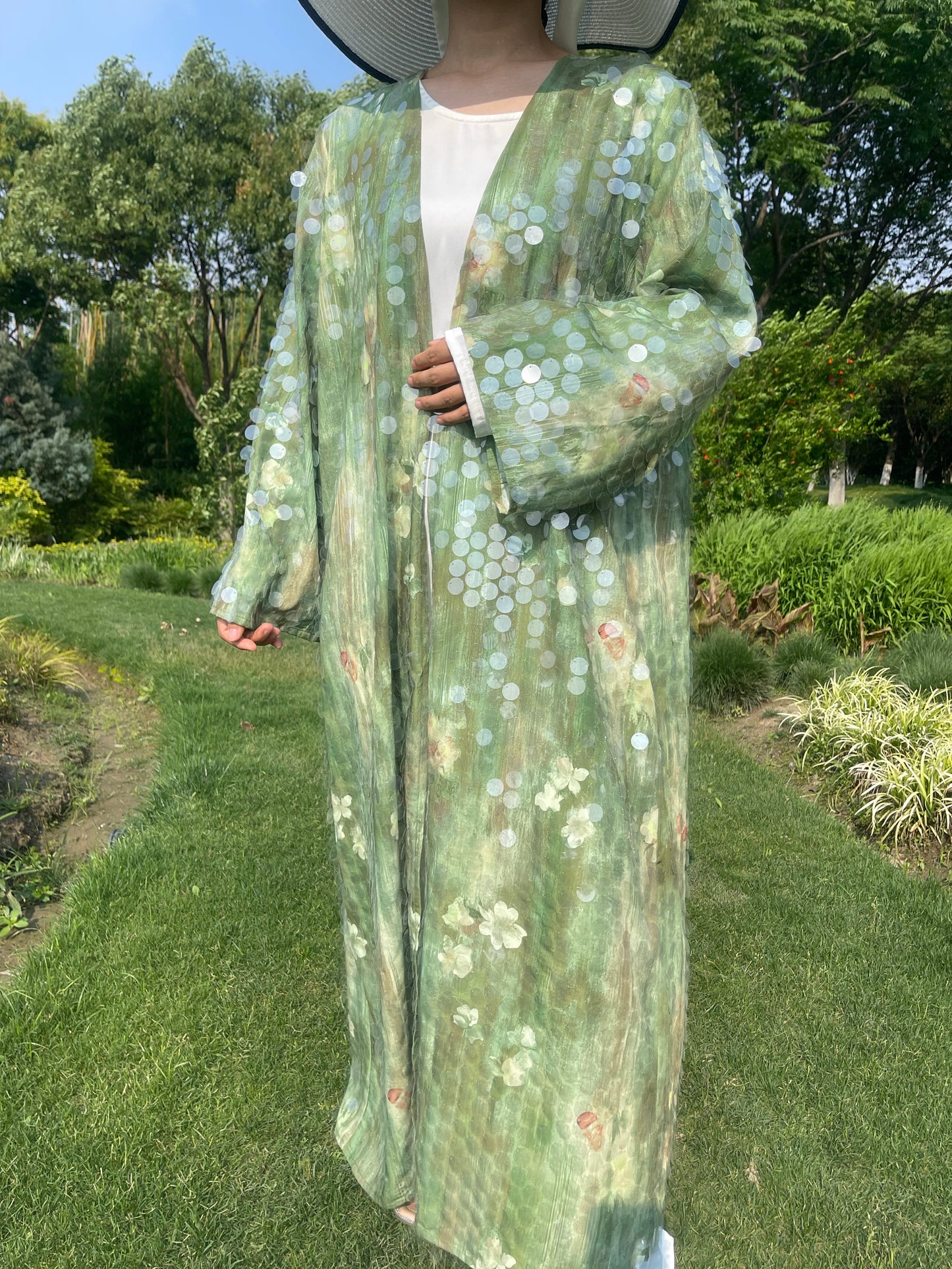 Der Zauberer von Oz Offene Abaya MSL886