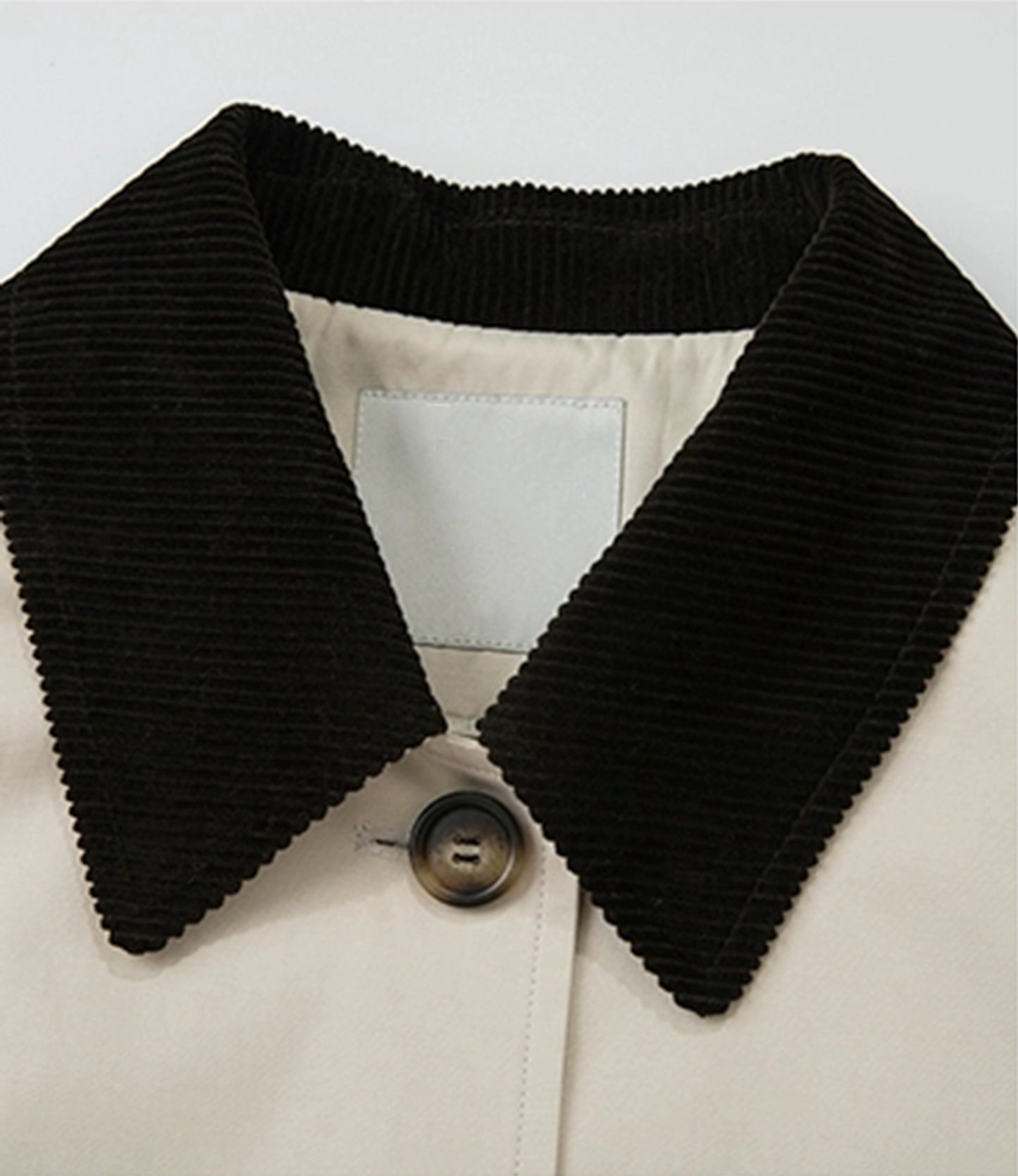 DY1 【Pre-order】 Autumn Color-blocked Long Coat for Women's Outerwear, Trench Coat