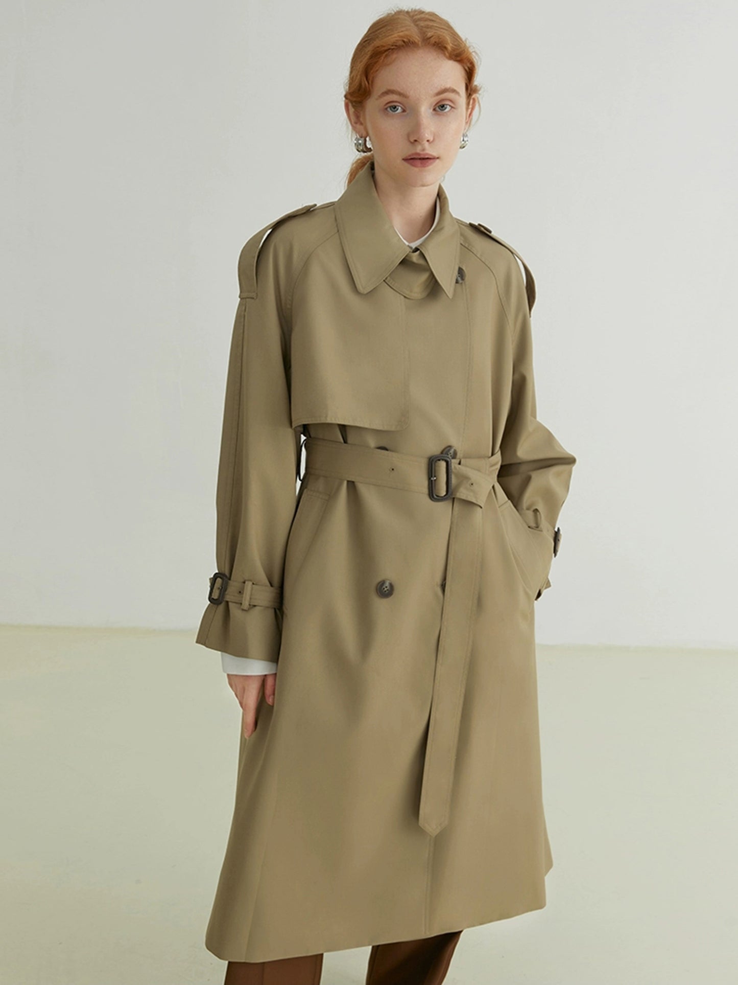 DY2 【Pre-order】 Women's Coat with Long Sleeves and Drawstring, Suitable for Spring and Autumn Seasons