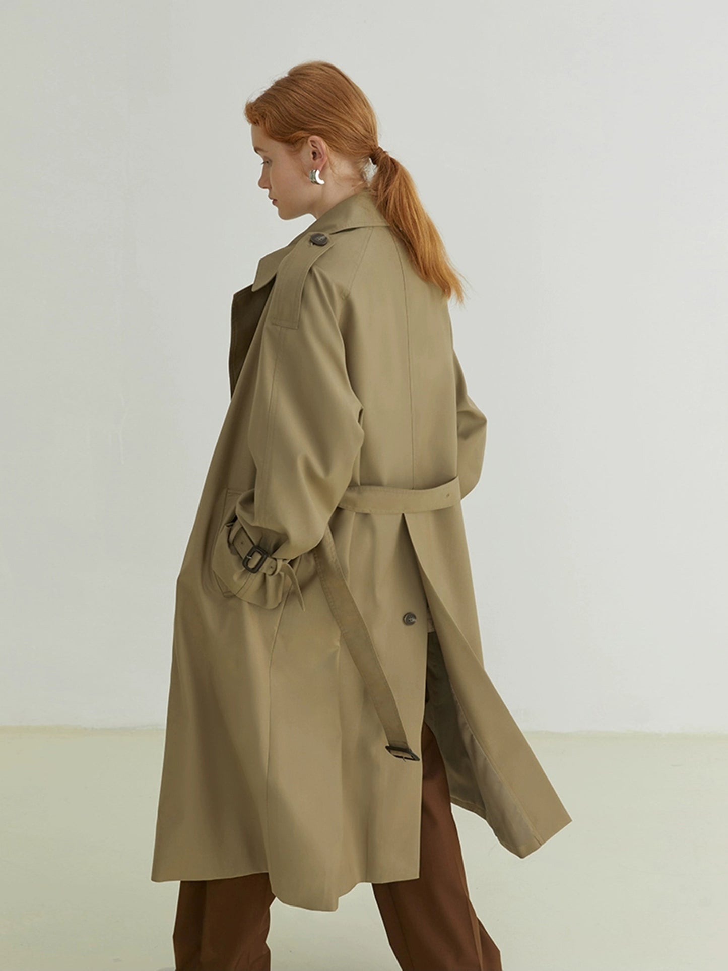 DY2 【Pre-order】 Women's Coat with Long Sleeves and Drawstring, Suitable for Spring and Autumn Seasons