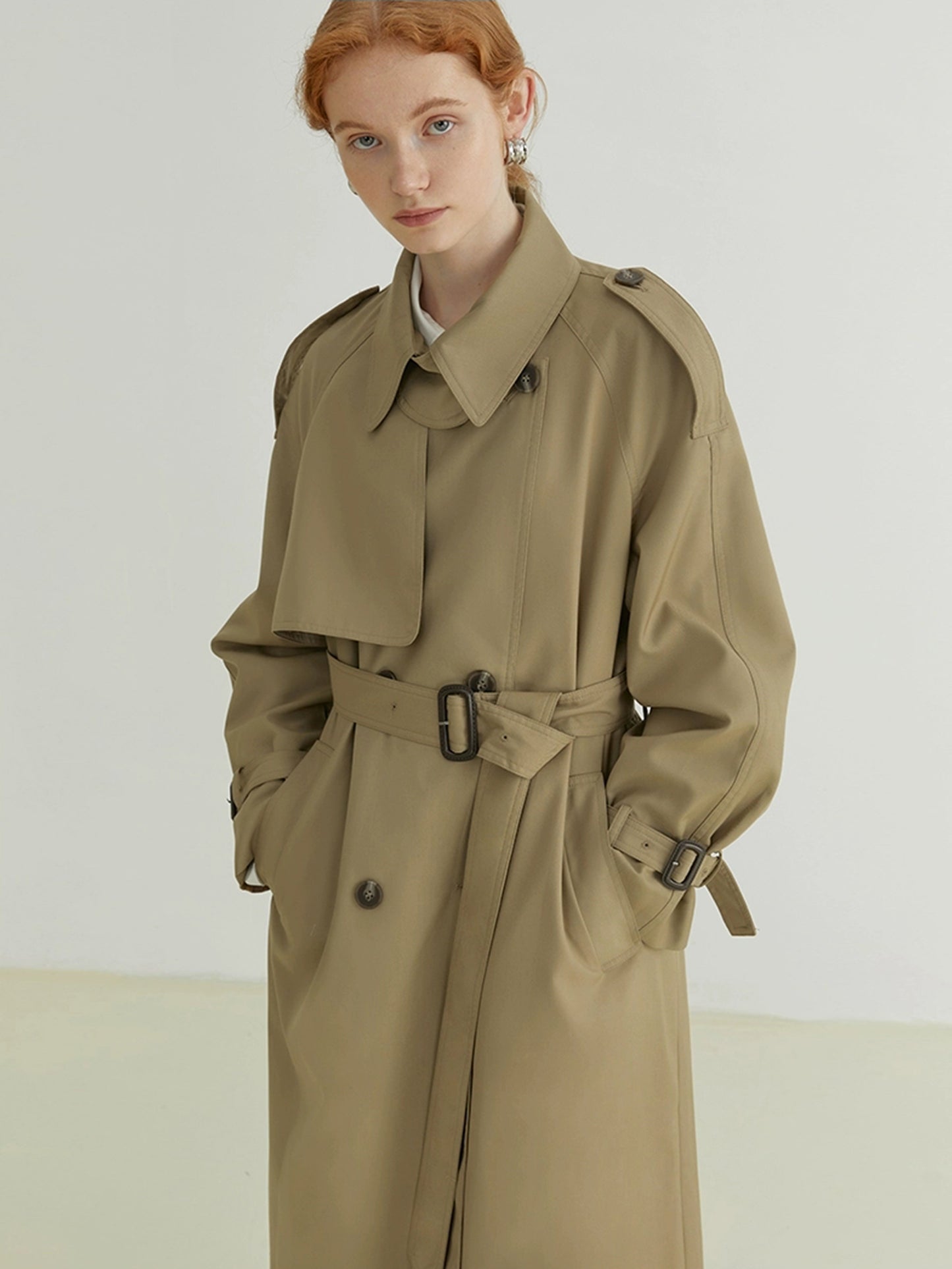 DY2 【Pre-order】 Women's Coat with Long Sleeves and Drawstring, Suitable for Spring and Autumn Seasons