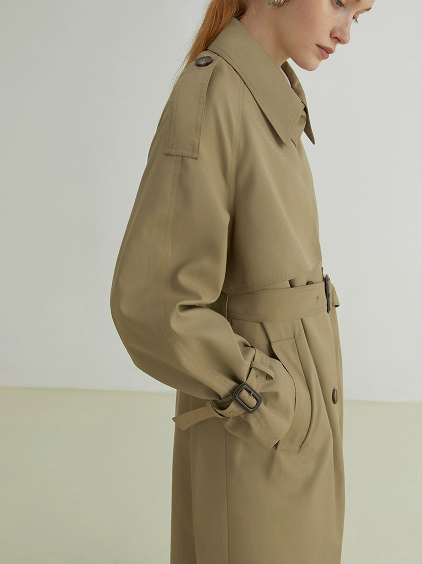 DY2 【Pre-order】 Women's Coat with Long Sleeves and Drawstring, Suitable for Spring and Autumn Seasons
