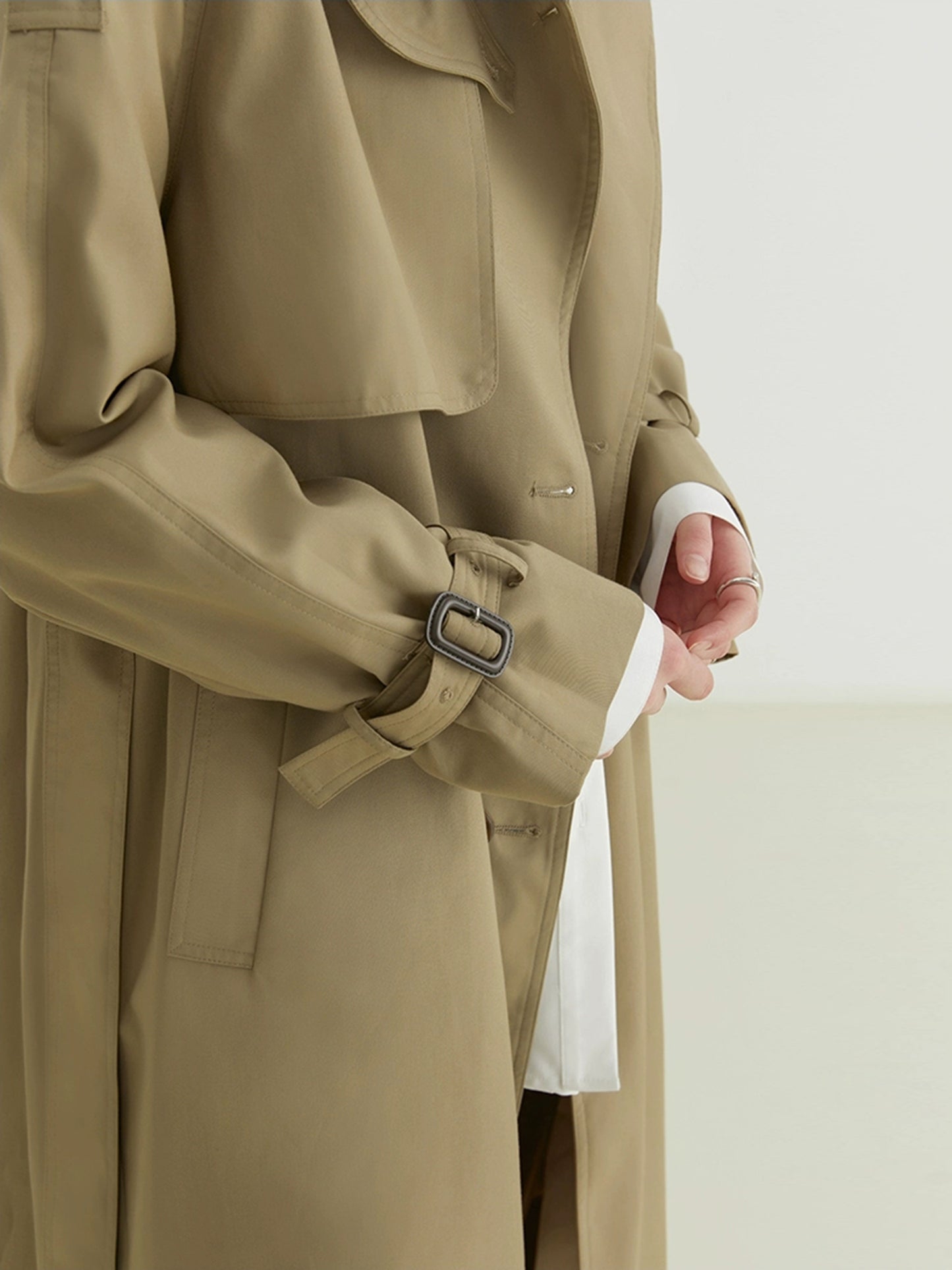 DY2 【Pre-order】 Women's Coat with Long Sleeves and Drawstring, Suitable for Spring and Autumn Seasons