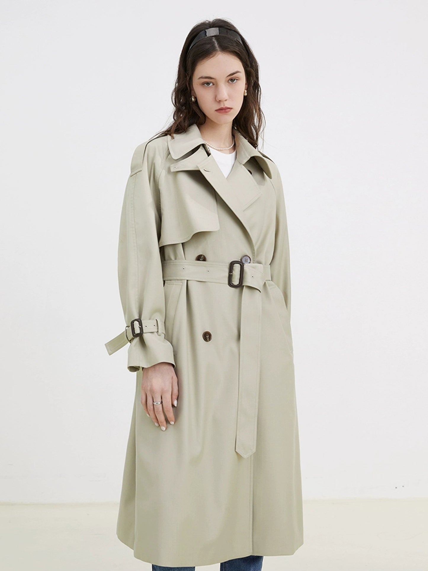DY2 【Pre-order】 Women's Coat with Long Sleeves and Drawstring, Suitable for Spring and Autumn Seasons