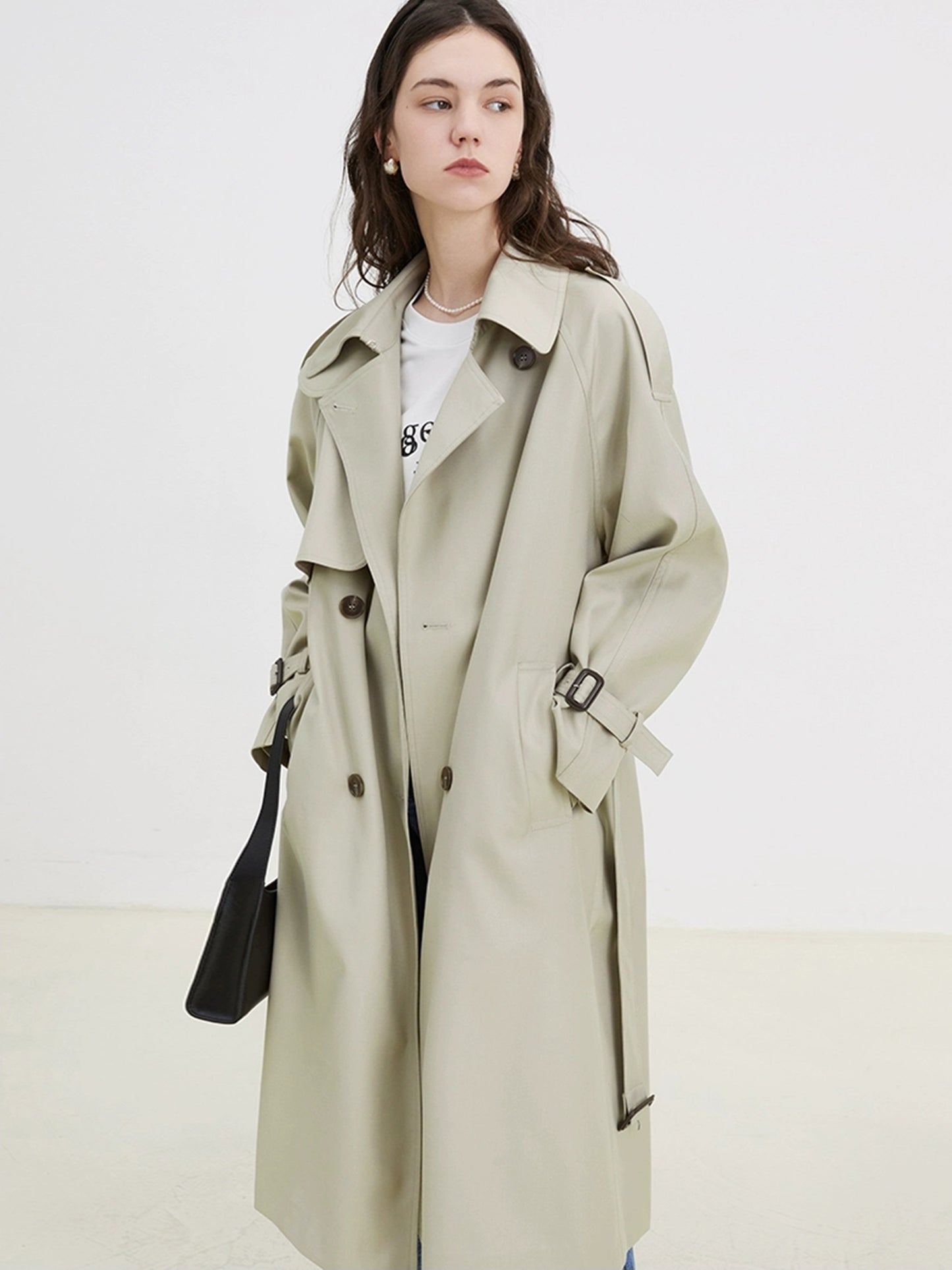 DY2 【Pre-order】 Women's Coat with Long Sleeves and Drawstring, Suitable for Spring and Autumn Seasons
