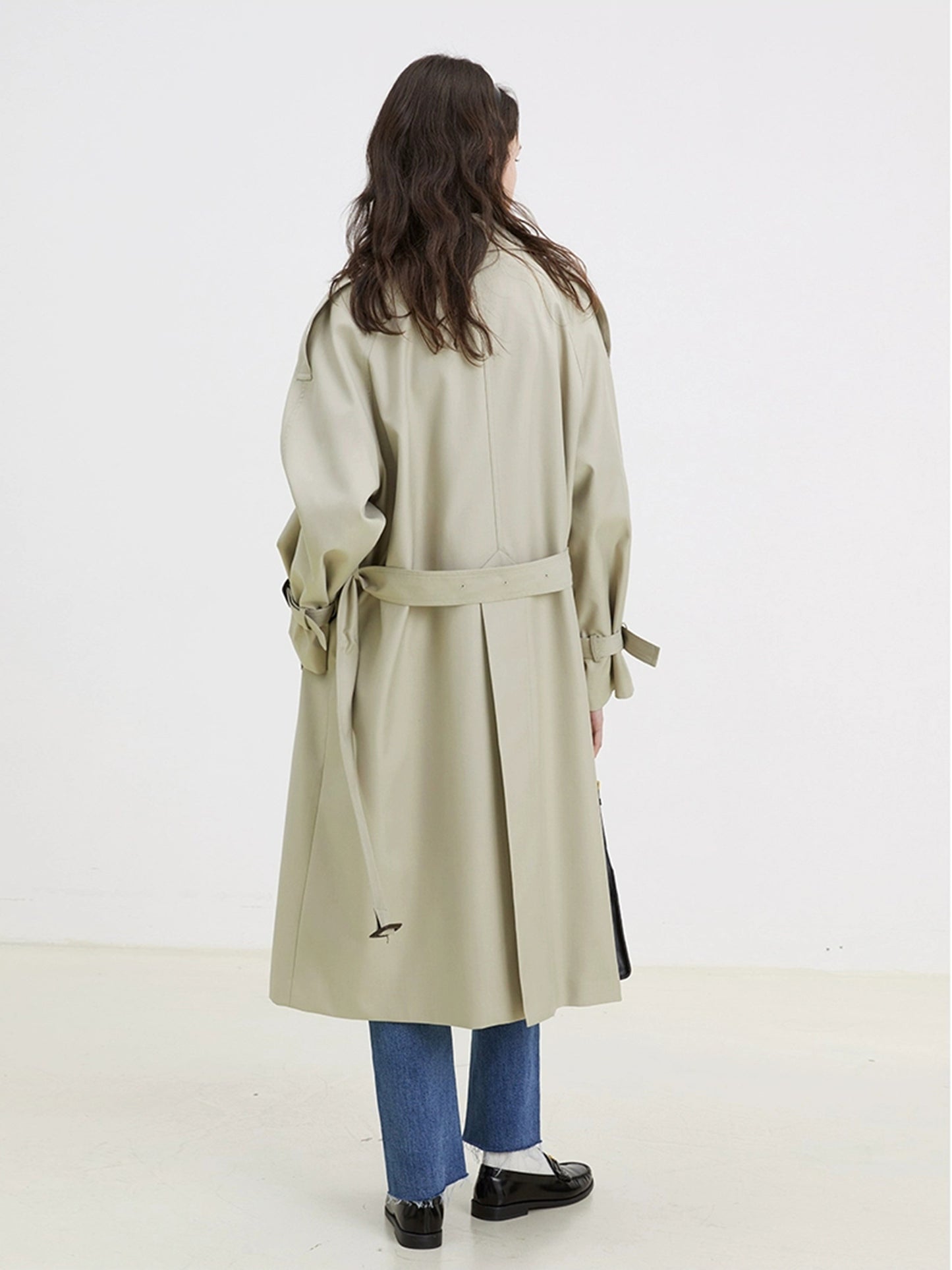 DY2 【Pre-order】 Women's Coat with Long Sleeves and Drawstring, Suitable for Spring and Autumn Seasons