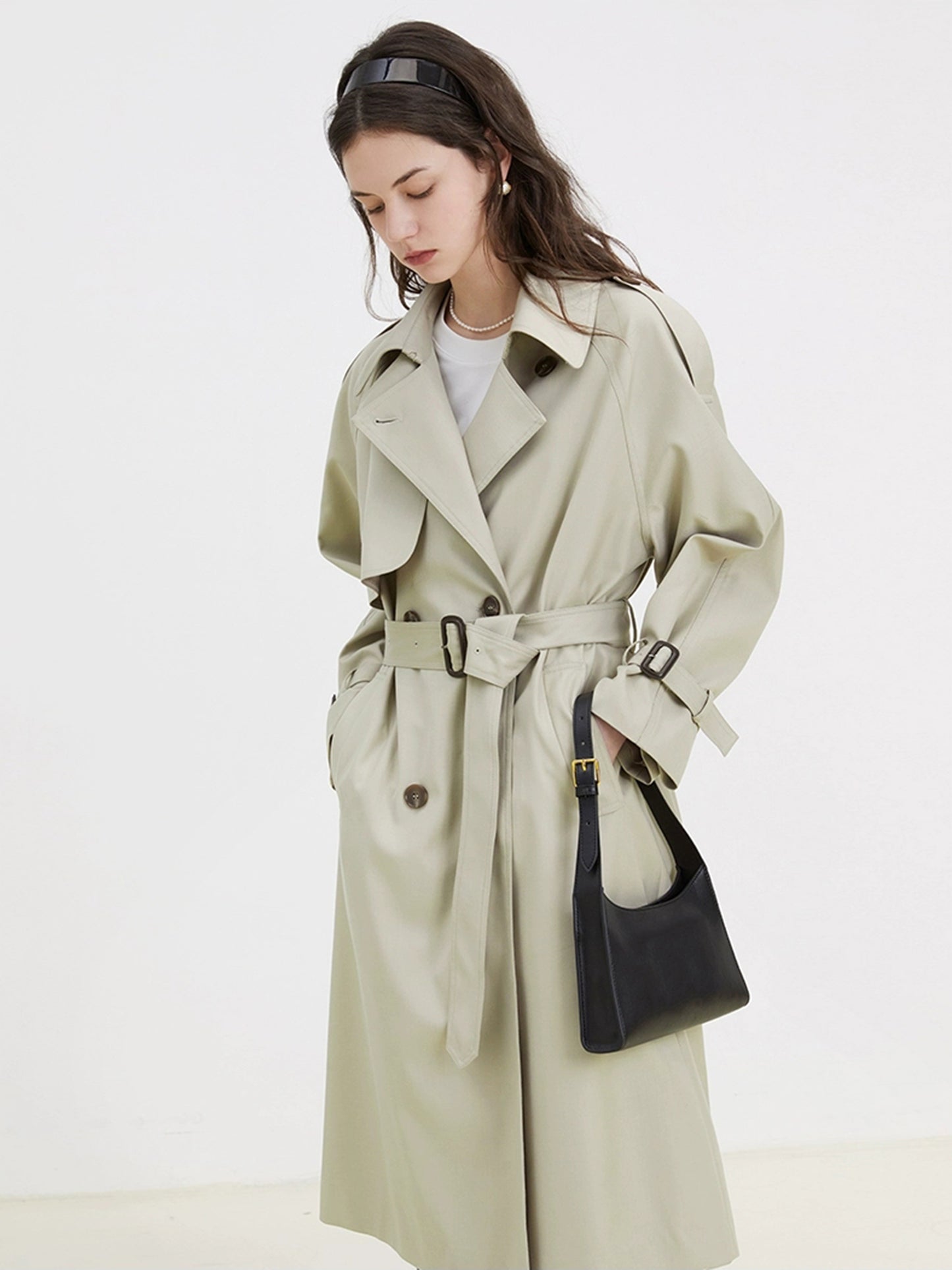 DY2 【Pre-order】 Women's Coat with Long Sleeves and Drawstring, Suitable for Spring and Autumn Seasons