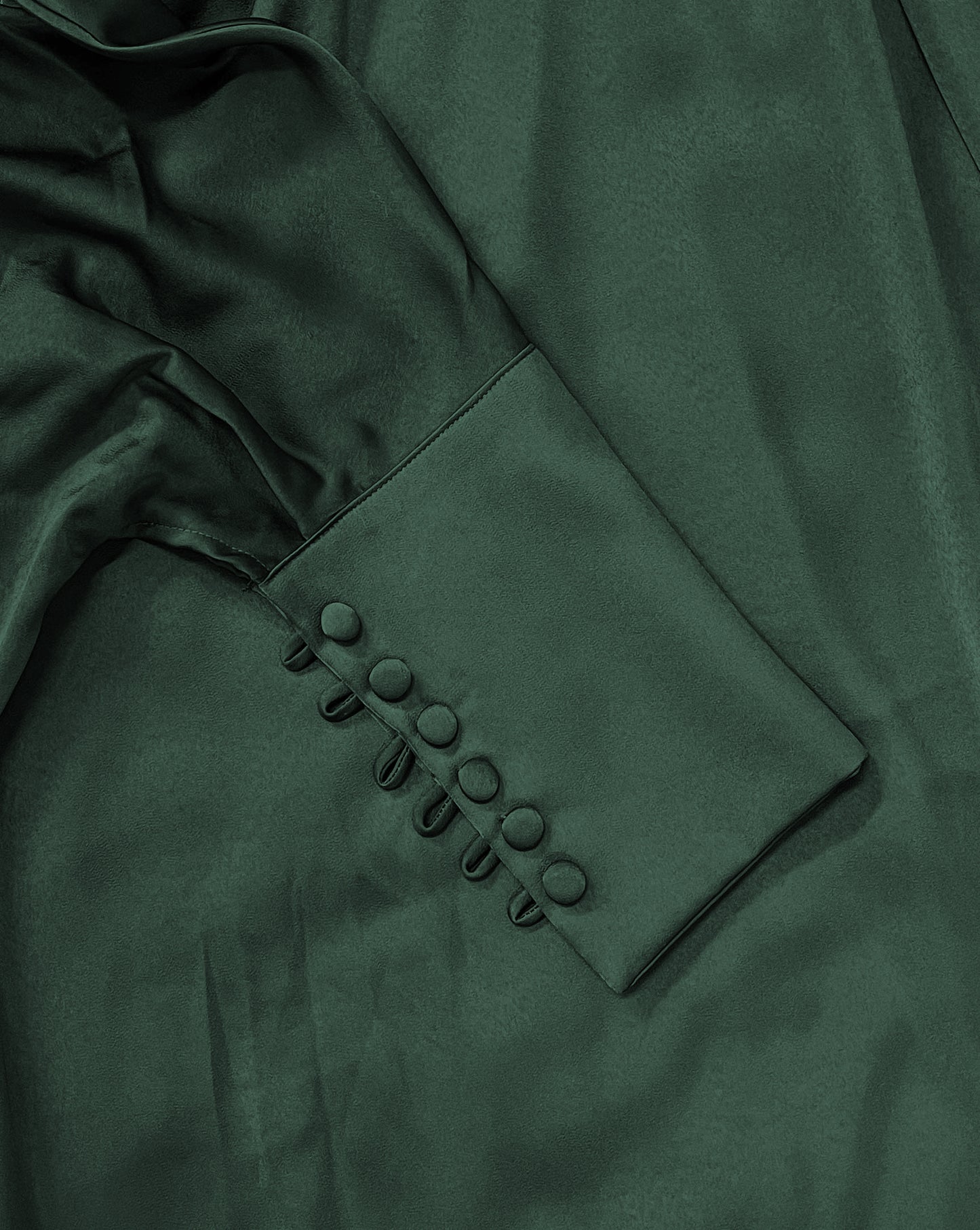 Ramadan Abaya Button Front Batwing Sleeve Modest Dress, Elegant Loose Solid Color Cloak Maxi Outwear Kaftan, Women's Clothing MSL125