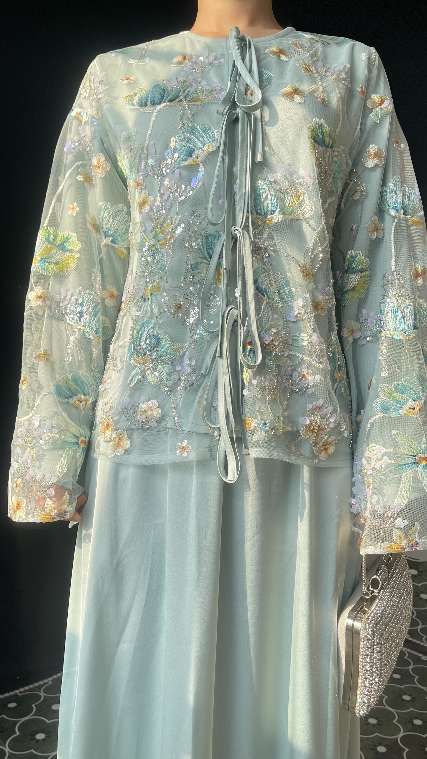 MSL853 Dandelion Bead Embroidery Set ( Jacket+Skirt )