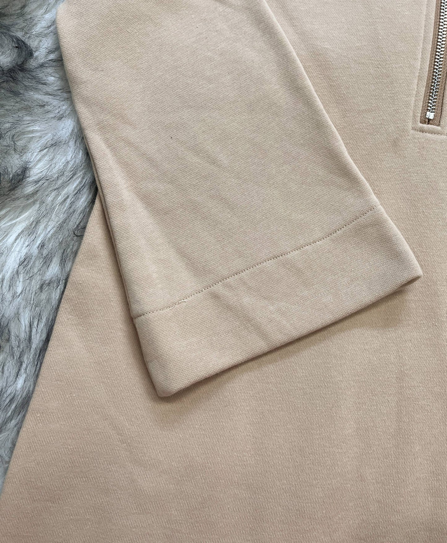 Ramadan kebaya Middle East Autumn/Winter Thickened solid color zip-up lapel hoodie dress abaya robe MSL0706
