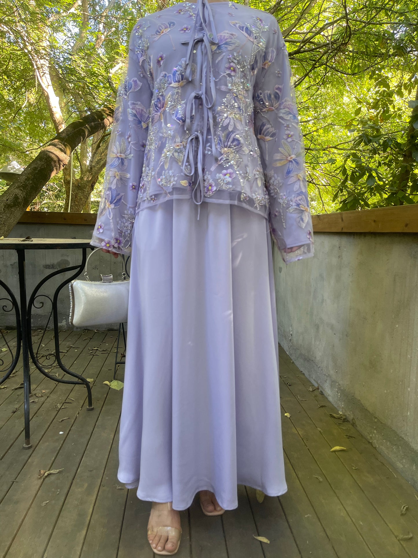 MSL853 Dandelion Bead Embroidery Set ( Jacket+Skirt )