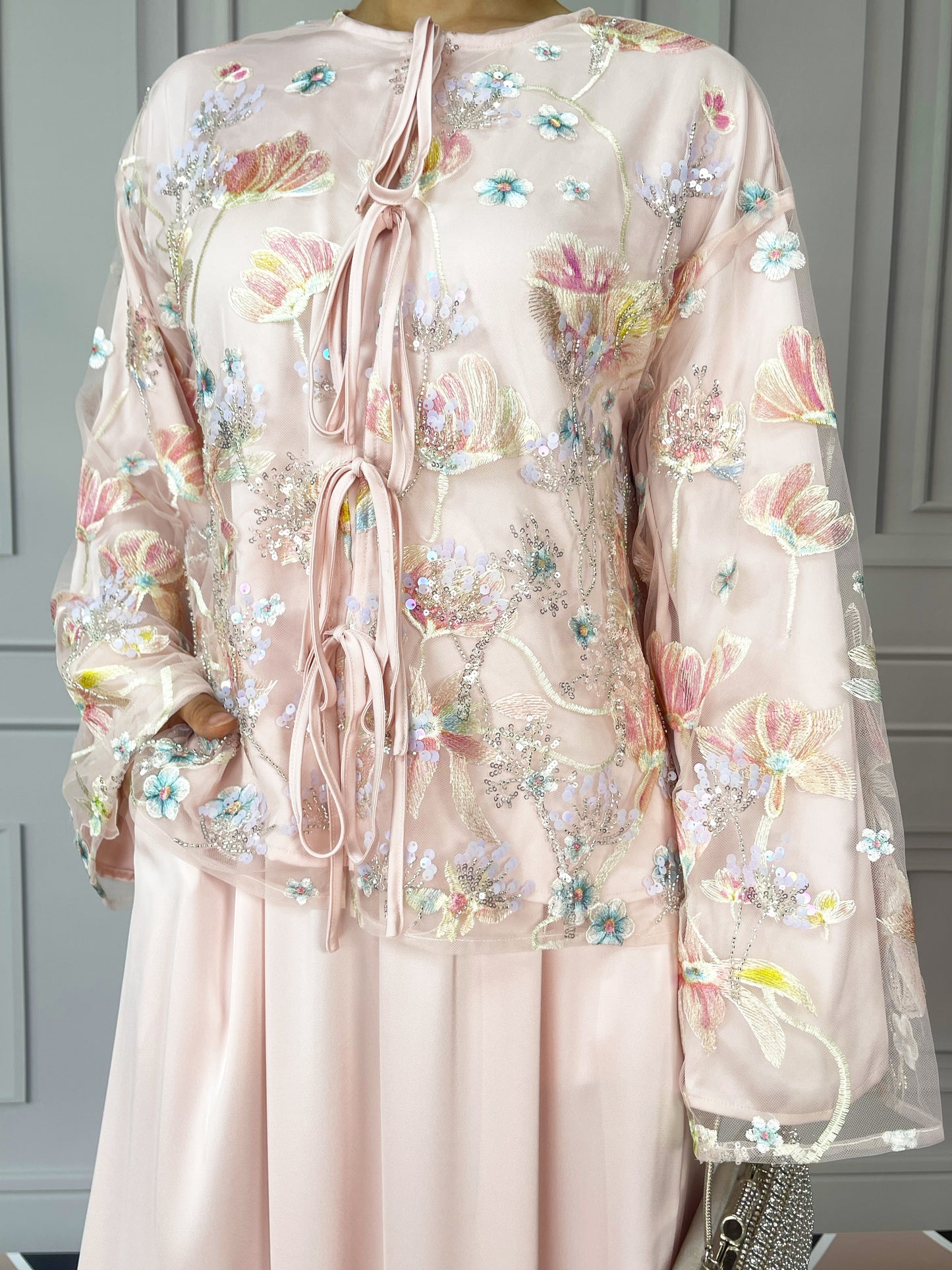 MSL853 Dandelion Bead Embroidery Set ( Jacket+Skirt )