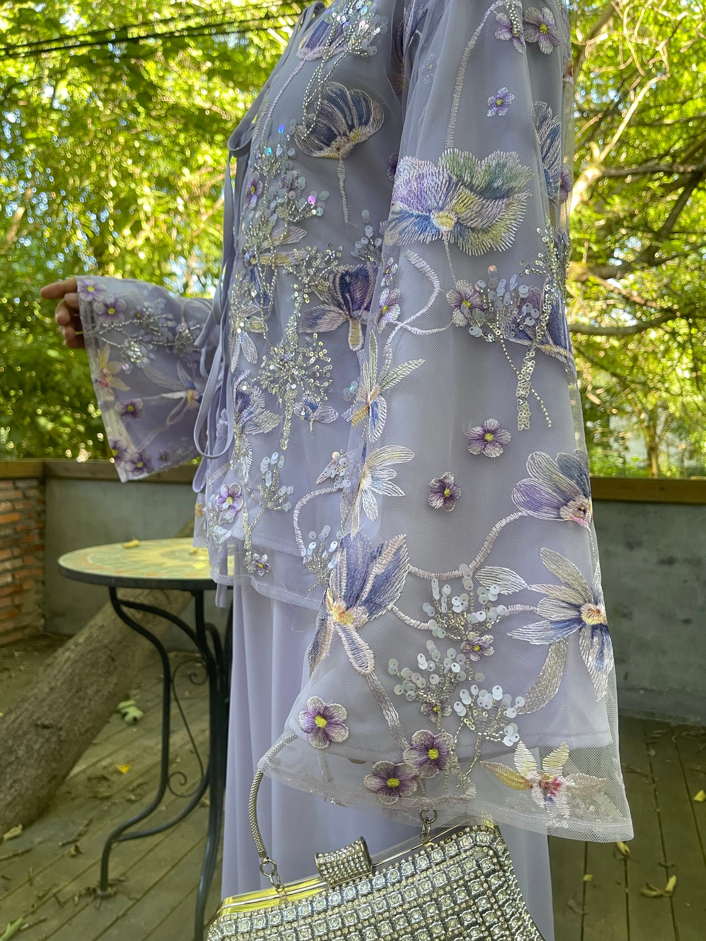 MSL853 Dandelion Bead Embroidery Set ( Jacket+Skirt )