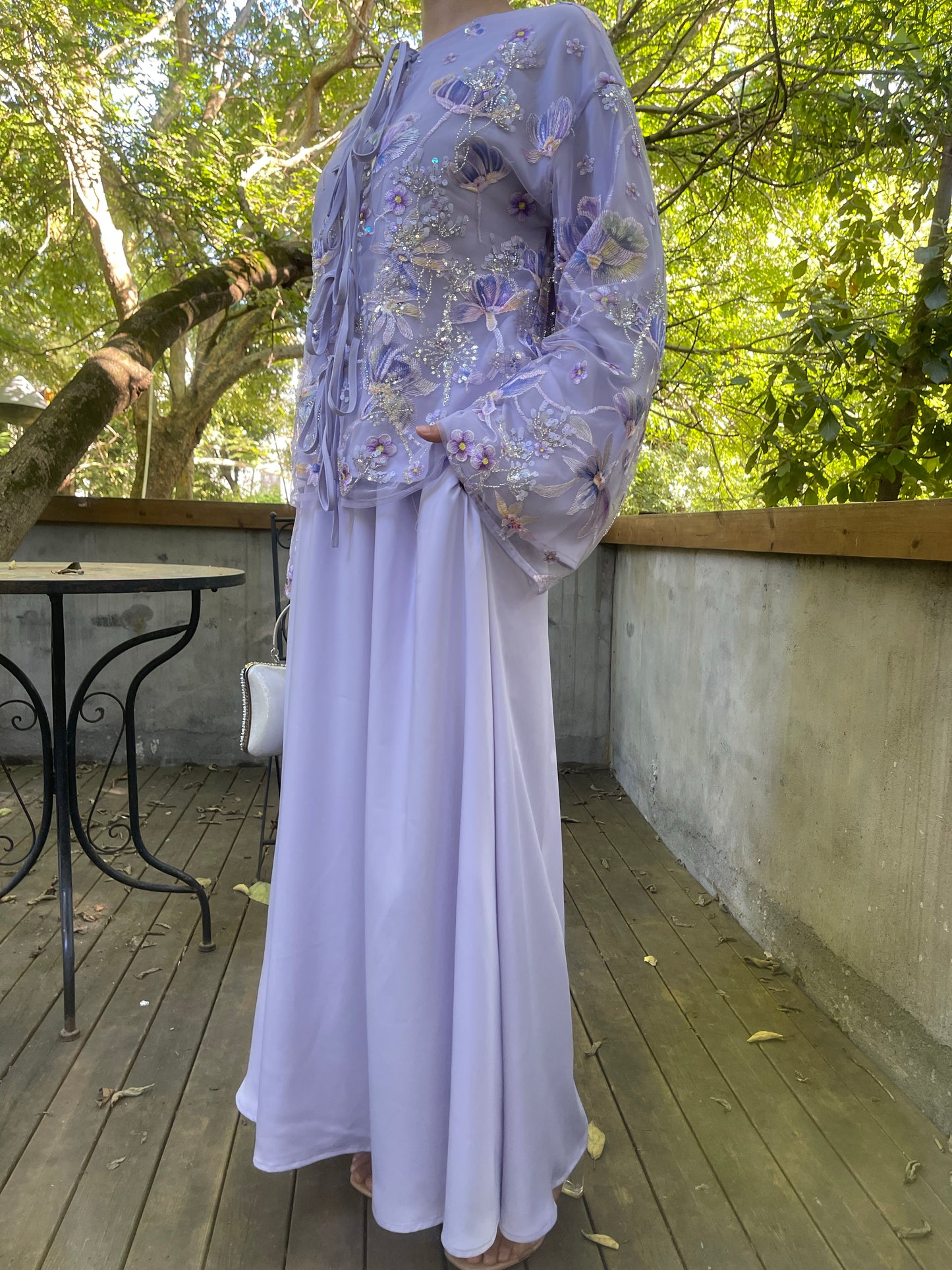 MSL853 Dandelion Bead Embroidery Set ( Jacket+Skirt )