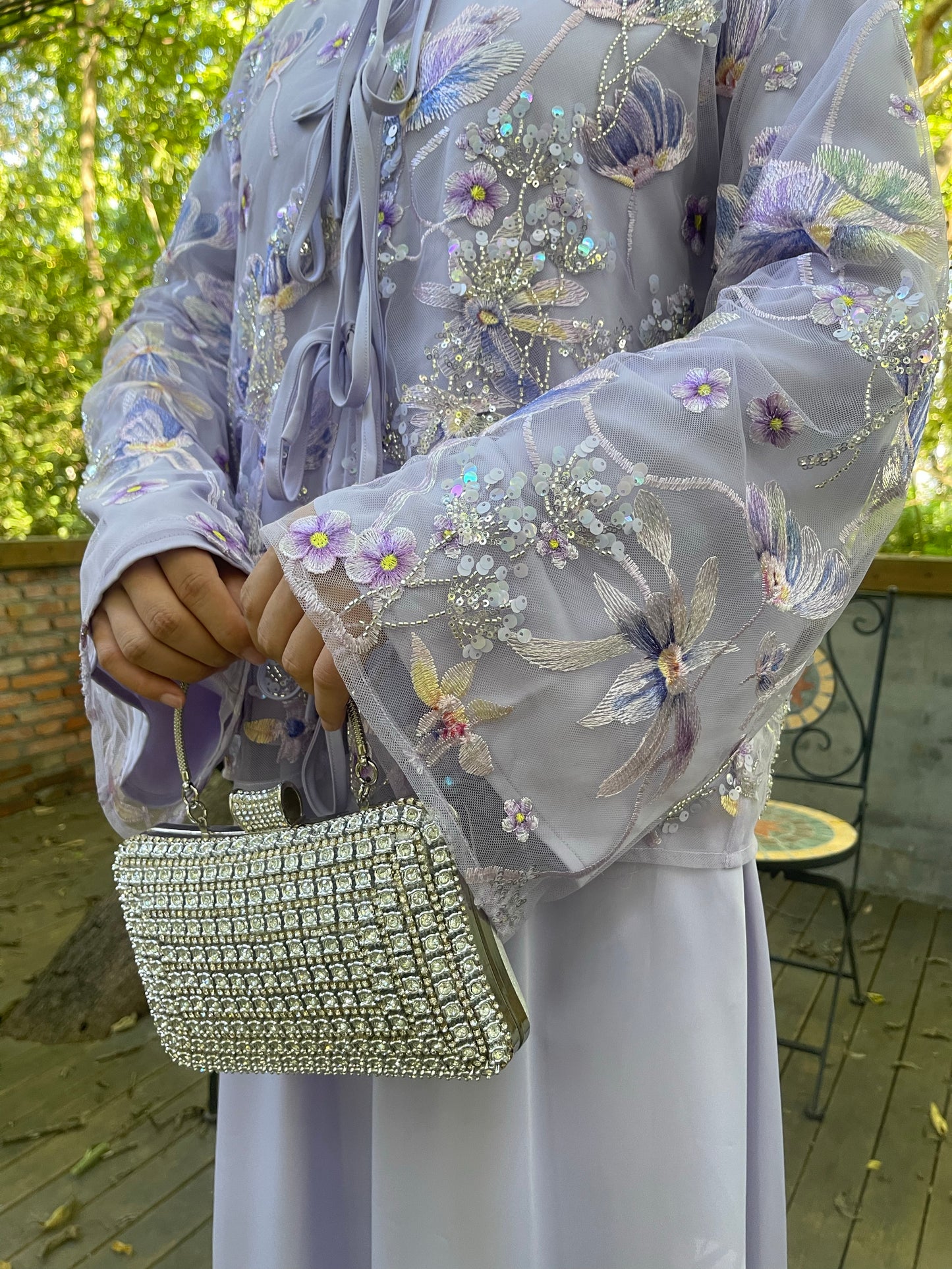 MSL853 Dandelion Bead Embroidery Set ( Jacket+Skirt )