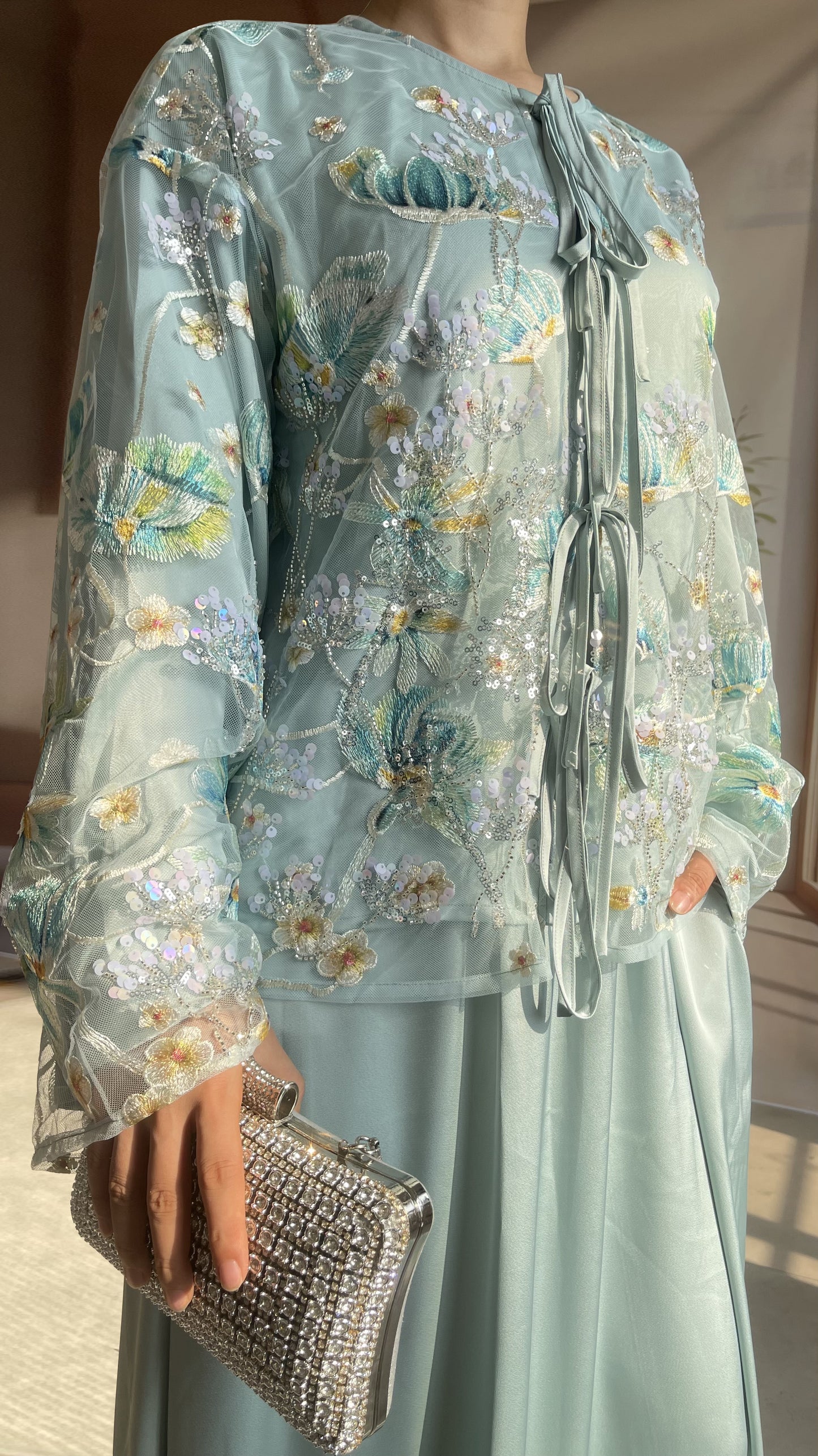 MSL853 Dandelion Bead Embroidery Set ( Jacket+Skirt )