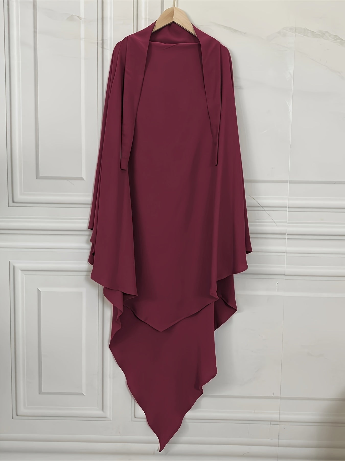 Ramadan Solid Color Scarf Long Hijab Kebaya, Casual Elastic Turban Large Shawl Windproof Head Wraps Bandana Women Headscarves MSL55