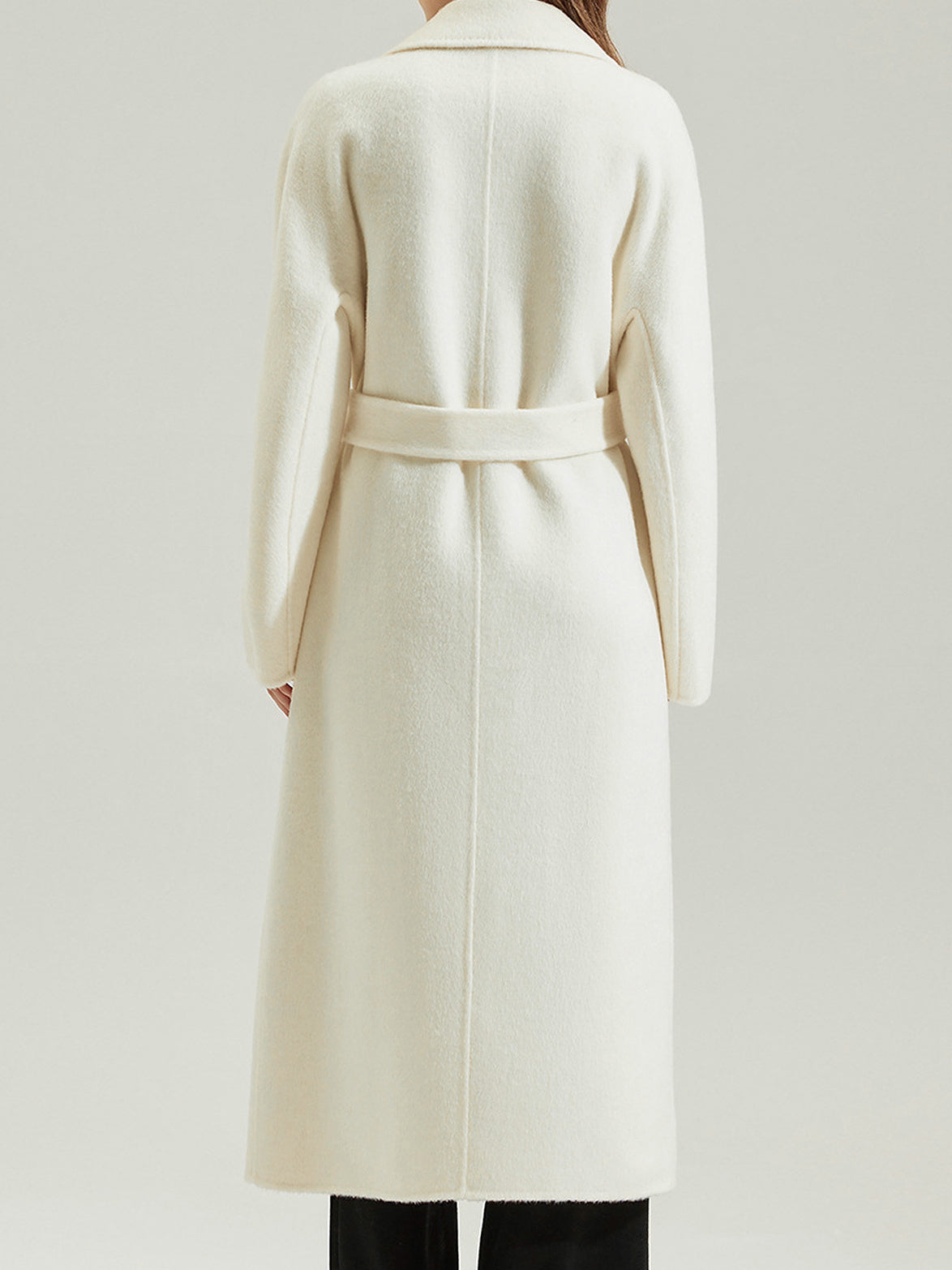TU3801-D Women's Double-sided Woolen Coat for Autumn and Winter