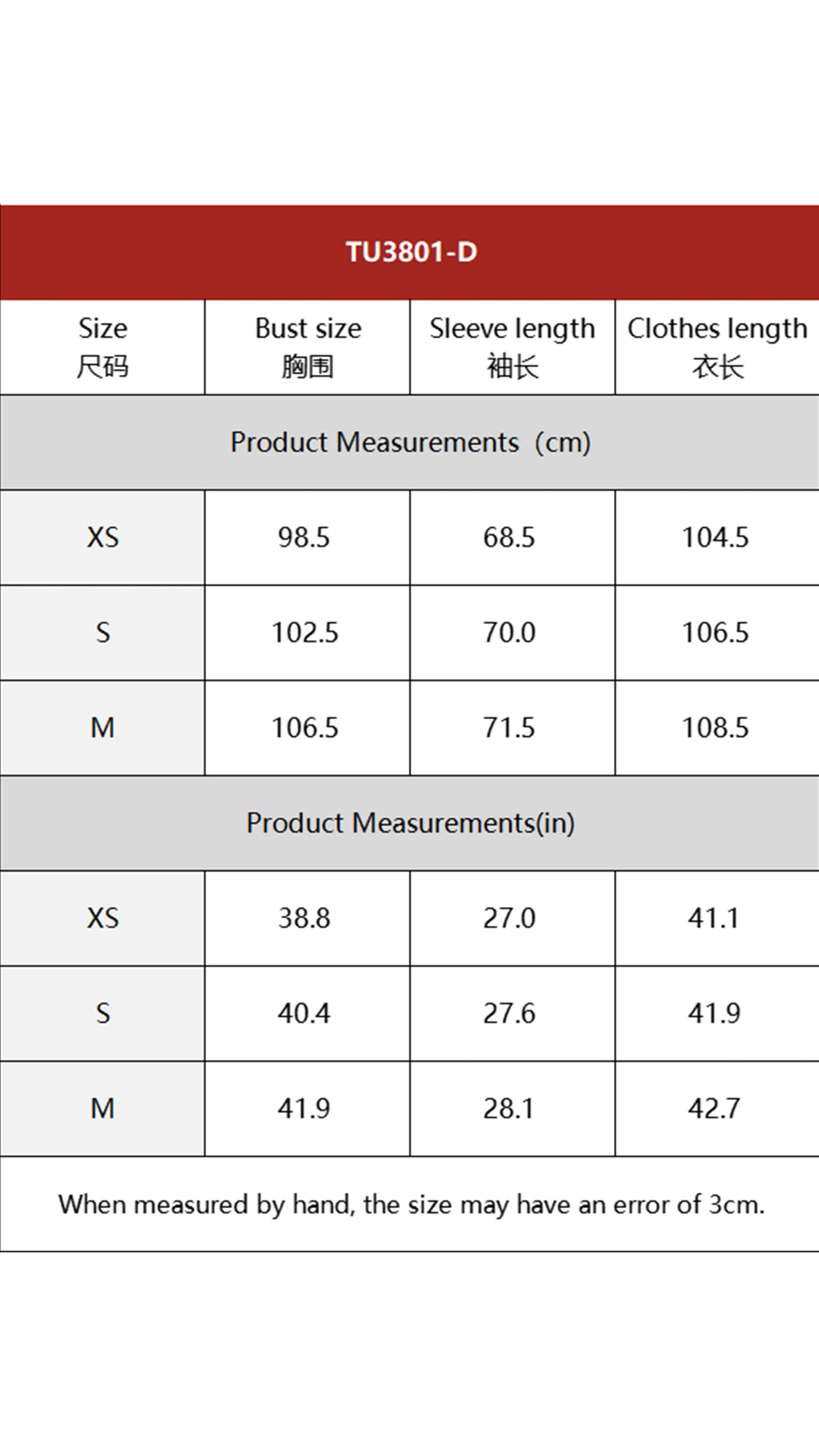 TU3801-D Women's Double-sided Woolen Coat for Autumn and Winter