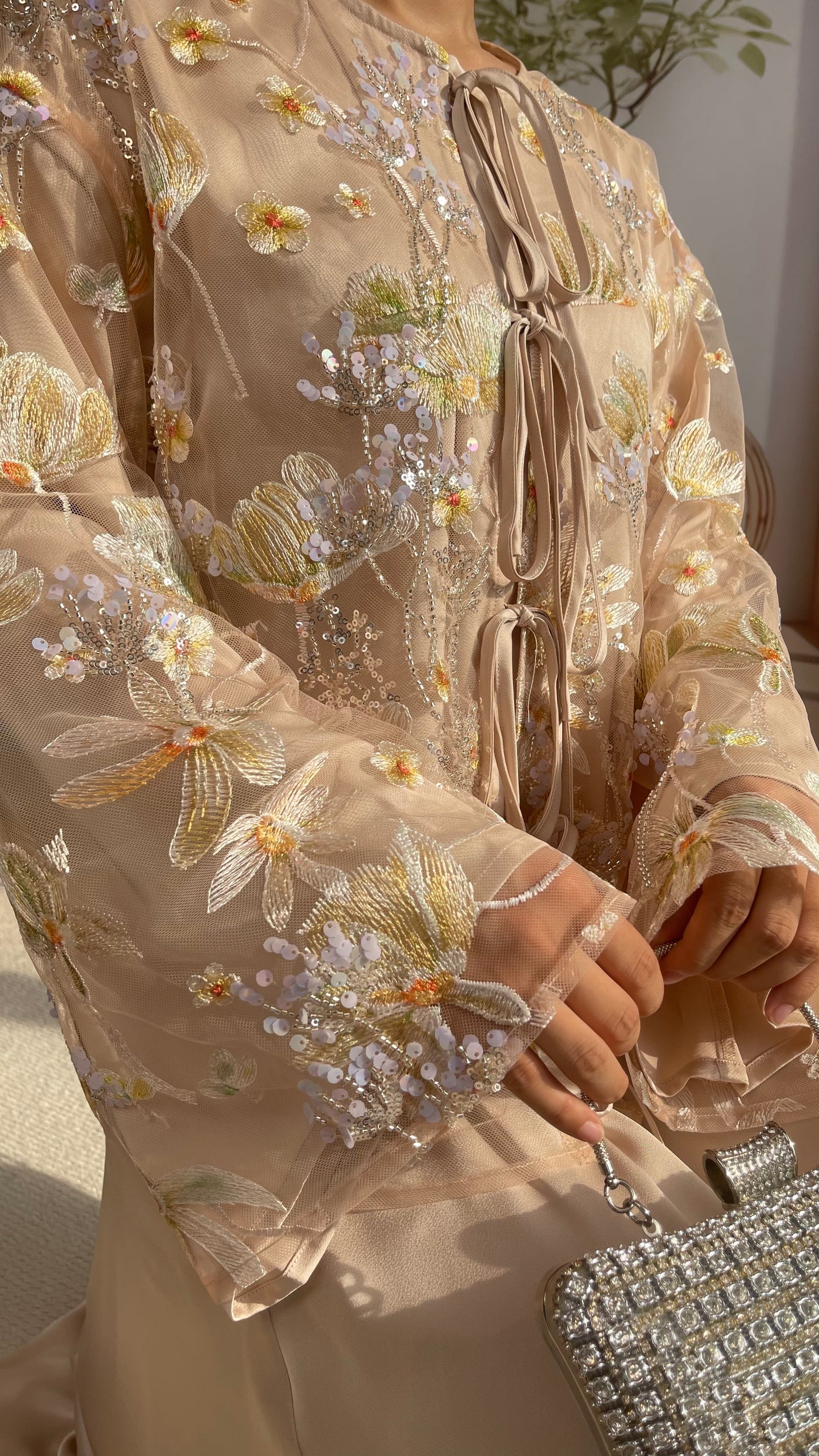 MSL853 Dandelion Bead Embroidery Set ( Jacket+Skirt )