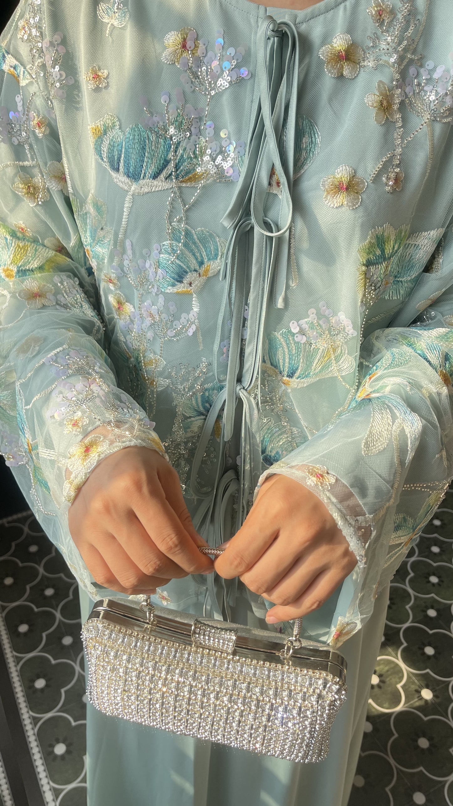 MSL853 Dandelion Bead Embroidery Set ( Jacket+Skirt )