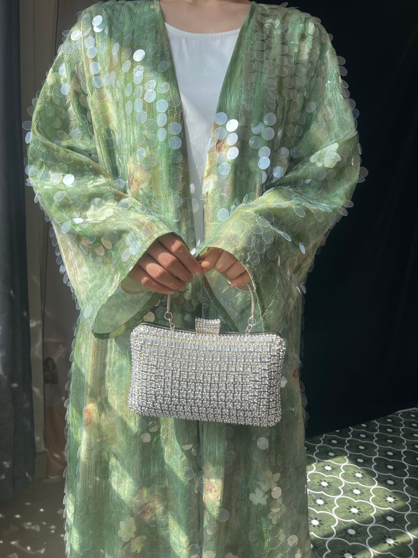 Der Zauberer von Oz Offene Abaya MSL886