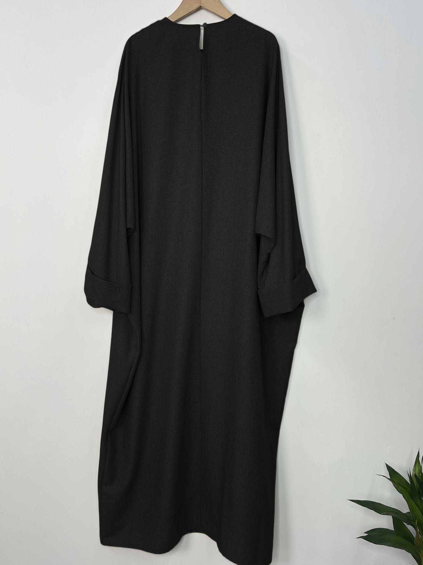 Middle Eastern Muslim long gown, women's long dress, solid-colored pocket Islamic dress Abaya GBR01