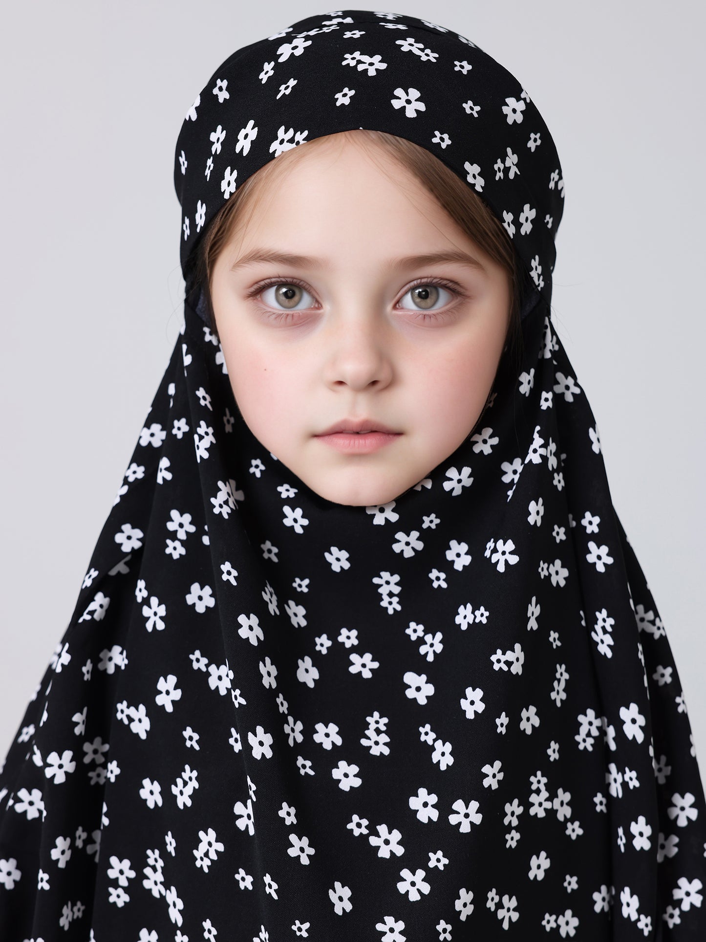 Ramadan Muslim kids Girls Abaya Long Kaftan Robe Dress Kids Clothes For Gift MSL966
