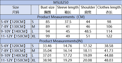 Middle Eastern Muslim Girls Solid Color Round Neck Flared Sleeve Dress Abaya Robe MSL8250