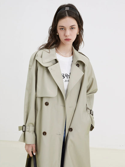 DY2 【Pre-order】 Women's Coat with Long Sleeves and Drawstring, Suitable for Spring and Autumn Seasons