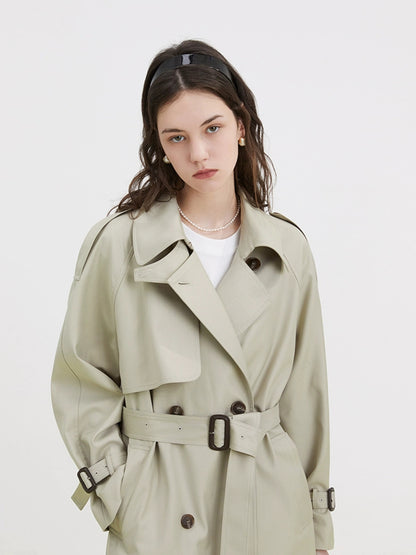 DY2 【Pre-order】 Women's Coat with Long Sleeves and Drawstring, Suitable for Spring and Autumn Seasons