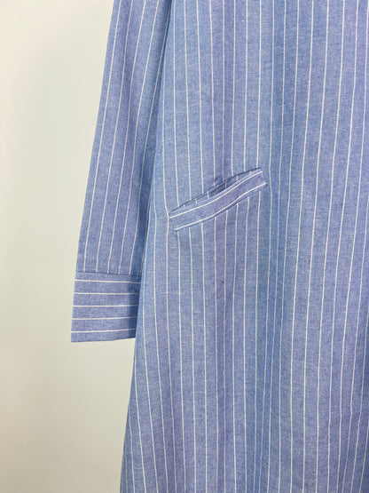 MSL50 Modest Dress - Striped, Long, Everyday | Hojumbo