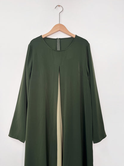 Ramadan abaya Middle East Dubai Muslim women solid color slit long dress robe MSL203