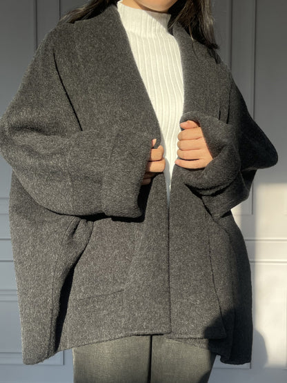 DY4 Women's Short Coat, Double-sided Woolen Short Jacket
