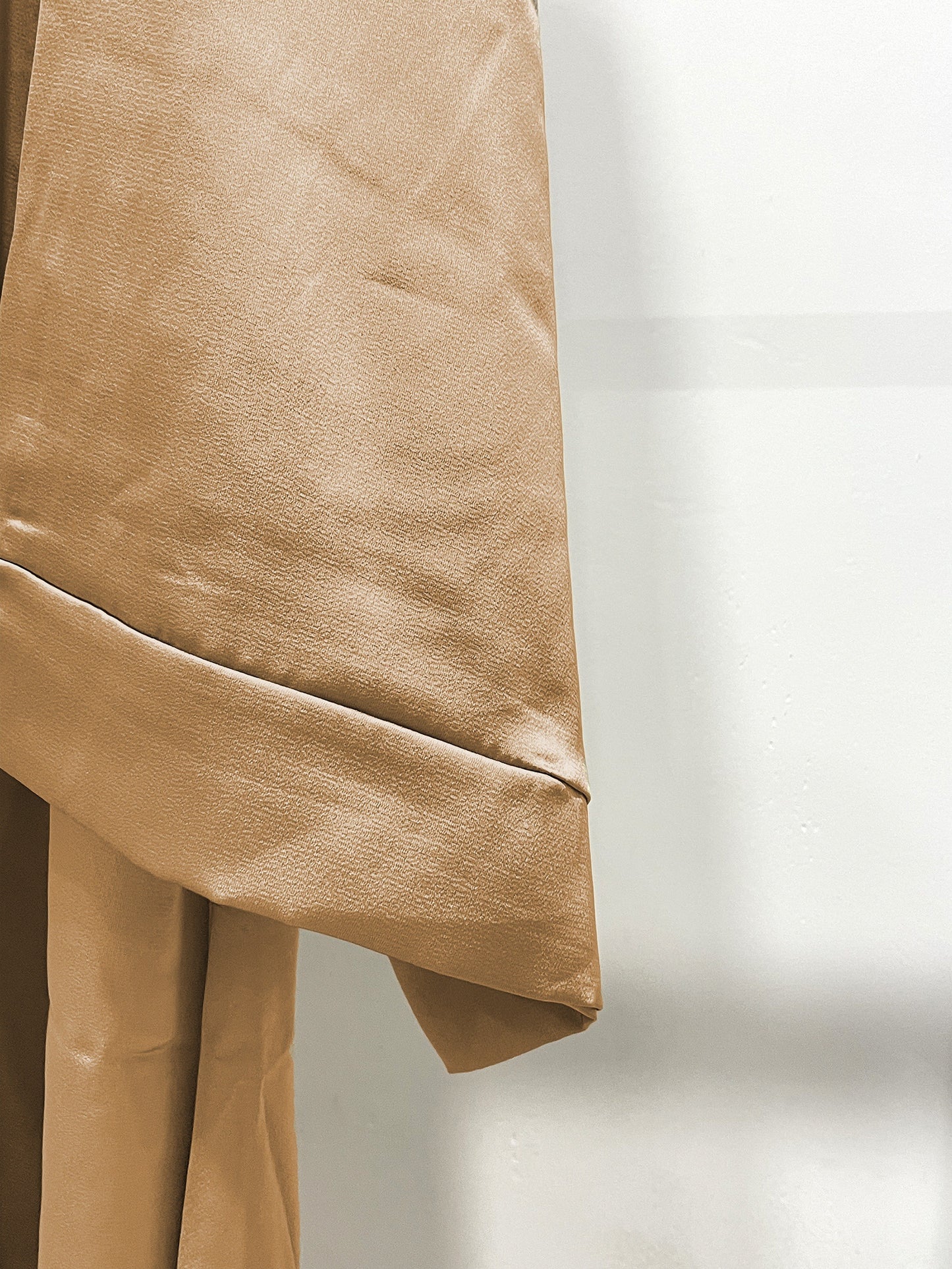 Ramadan Solides Maxi-Kaftan-Kleid, schlichtes langärmliges Kaftan-Abaya mit Rundhalsausschnitt, Damenbekleidung MSL42