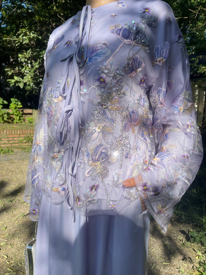 MSL853 Dandelion Bead Embroidery Set ( Jacket+Skirt )