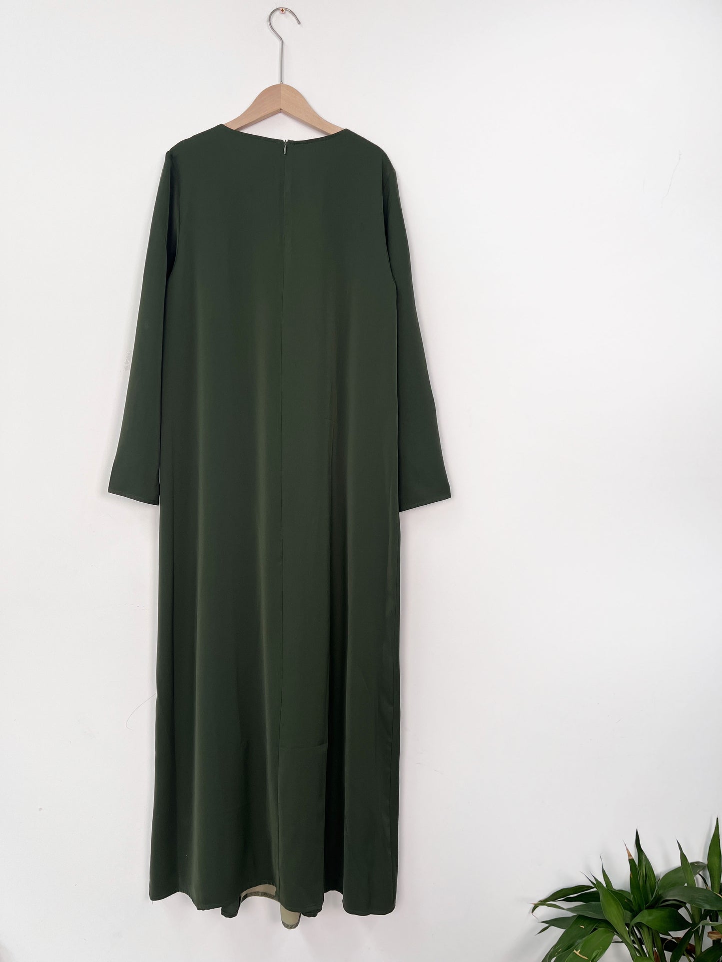 Ramadan abaya Middle East Dubai Muslim women solid color slit long dress robe MSL203