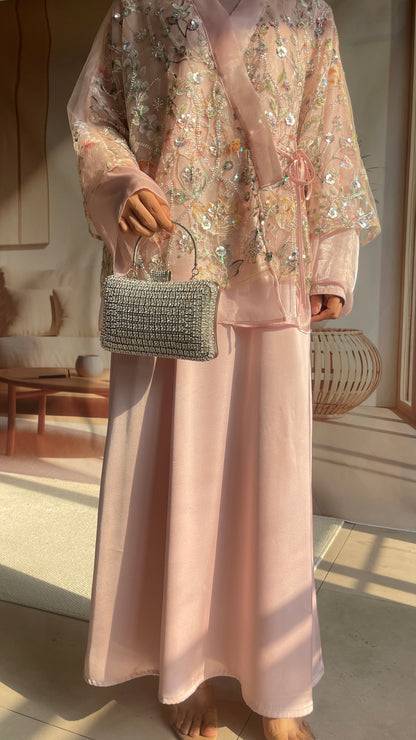 MSL897 Sequin Embroidery Short Jacket