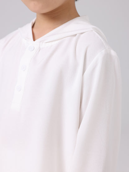 MSL109 Boys 2-Piece Set - Hooded, Solid Color, Long Sleeve | Hojumbo