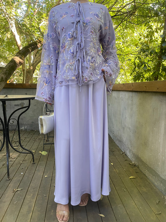 MSL853 Dandelion Bead Embroidery Set ( Jacket+Skirt )