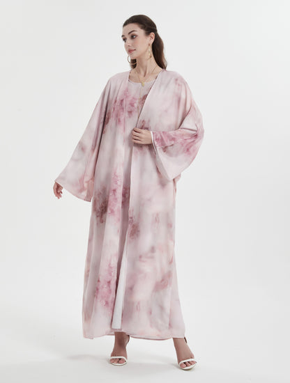 Kebaya Middle Eastern Muslim women's dress printed slim-fit with coat and hijab suit Abaya No reviews yet MSL1723