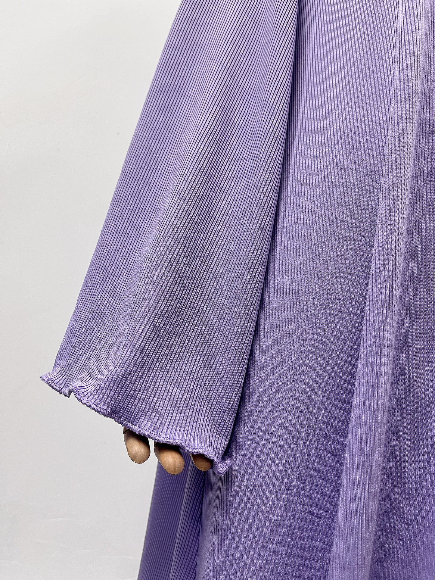 MSL1023 Girls' Abaya Dress Wavy Hem Long Sleeve Solid Color | Girls' Dress, Kids Robe | Hojumbo