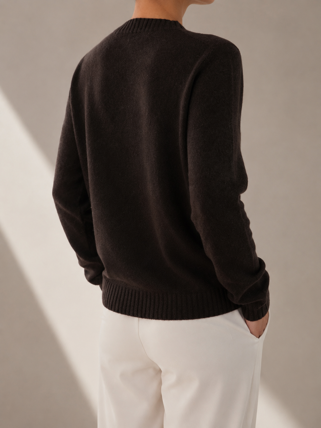 KK9702 Women's 100% Wool Sweater Seamless Knit Round Neck | Women's Sweater, Wool Jumper | Hojumbo