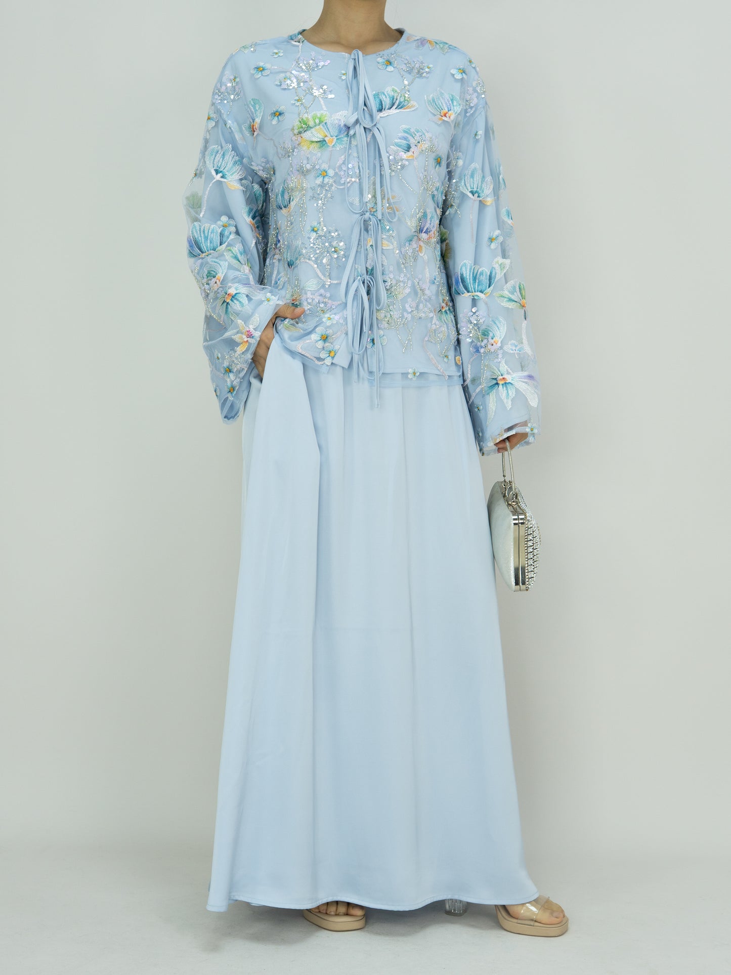 MSL853 Dandelion Bead Embroidery Set ( Jacket+Skirt )