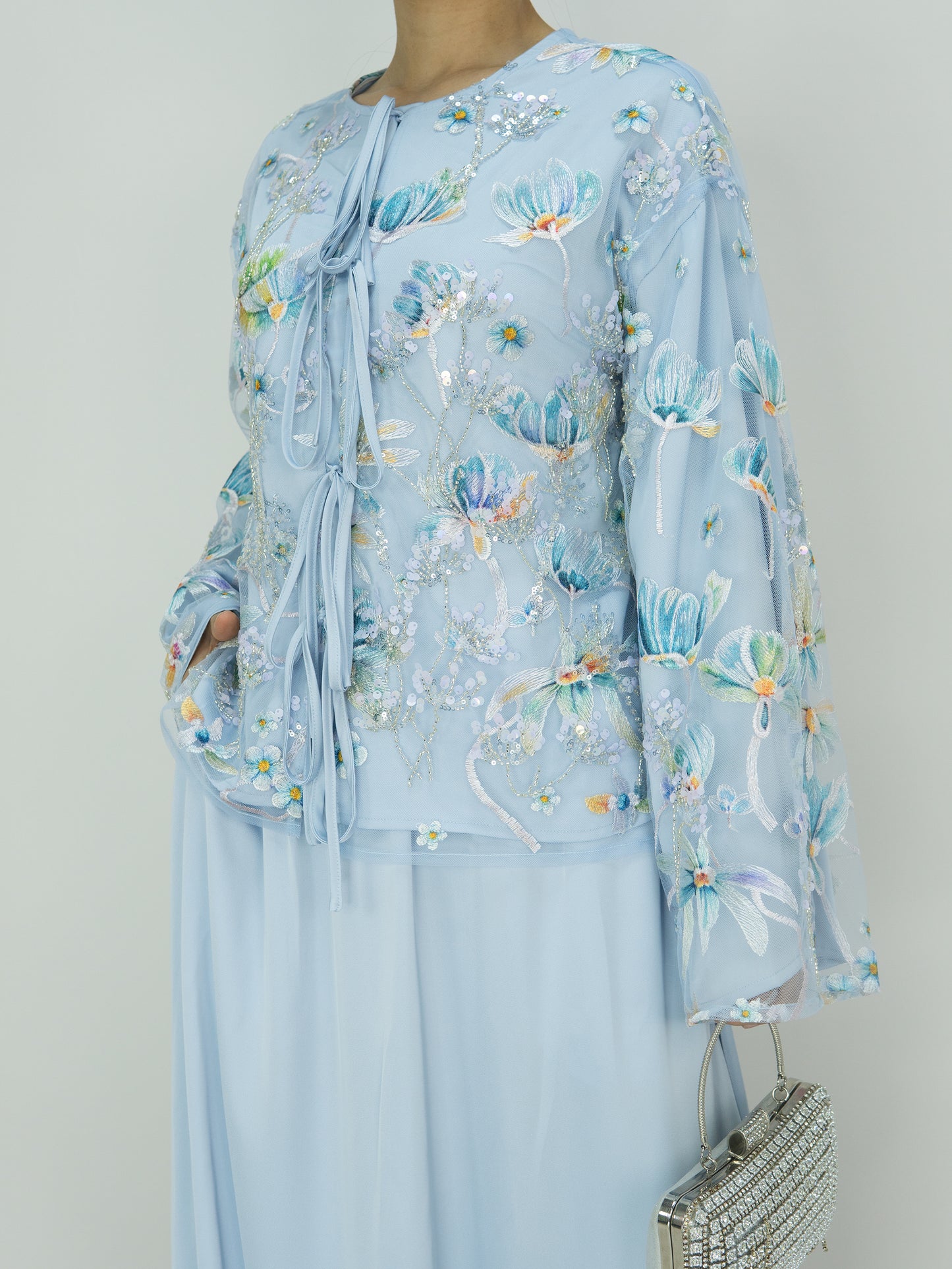MSL853 Dandelion Bead Embroidery Set ( Jacket+Skirt )