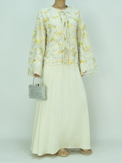 MSL853 Dandelion Bead Embroidery Set ( Jacket+Skirt )