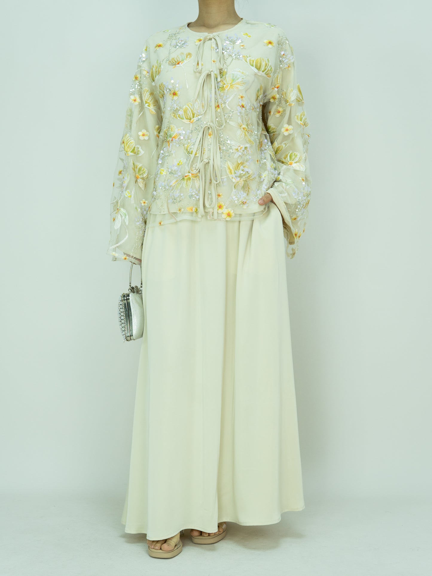 MSL853 Dandelion Bead Embroidery Set ( Jacket+Skirt )