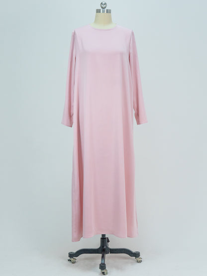MK2666 Womens Double-layered Elegant Style Luxurious Beaded Sequined Flower Open Abaya