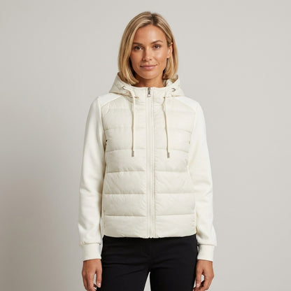 9022 Puffer Jacket - Hooded, Zipper, Drawstring, Lightweight | Hojumbo
